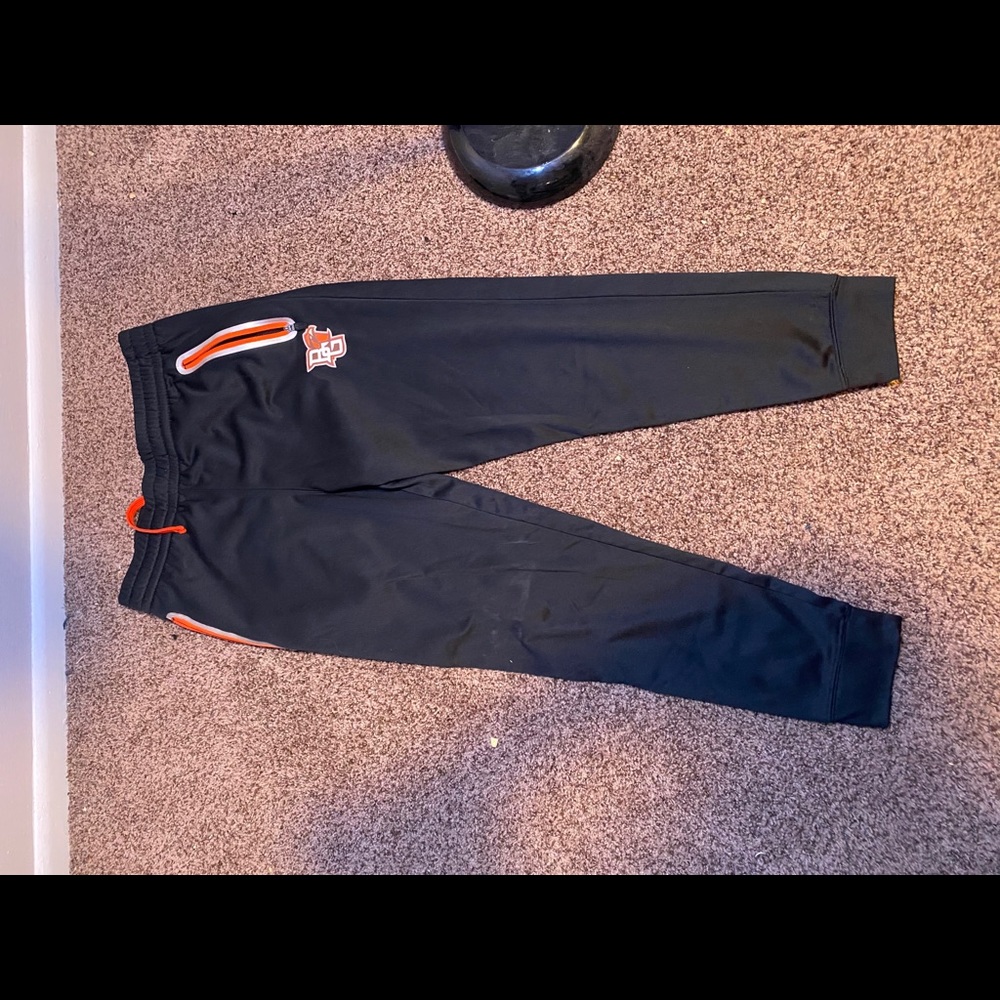 Bowling green state university black sweat pants